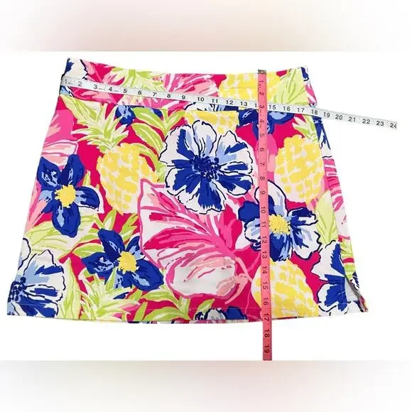 Rafaella Multicolor Floral Skort L - Picture 4 of 6